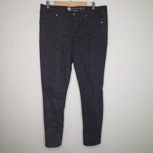 Black on Black Denim Leggings